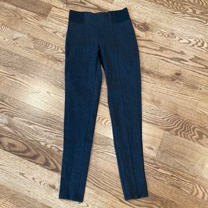 Womens Halogen pull on gray pant workwear wearever ponte elastic slim fit